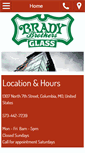 Mobile Screenshot of bradyglass.com
